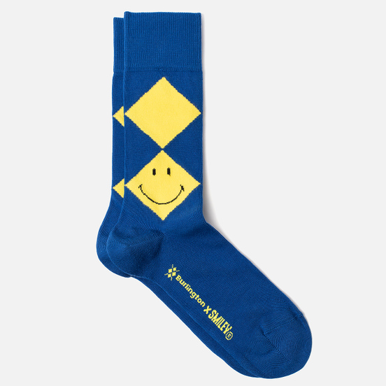 Носки Burlington Smiley Argyle Navy