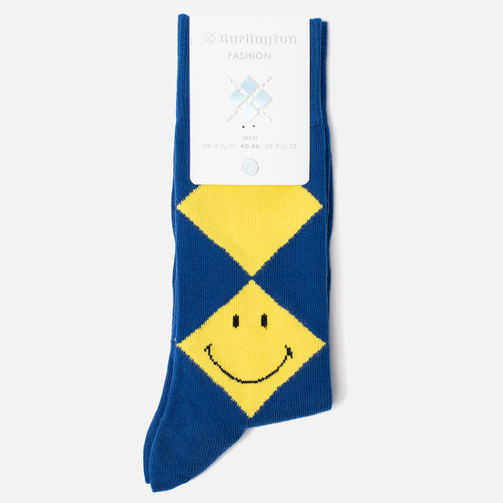 Носки Burlington Smiley Argyle Navy