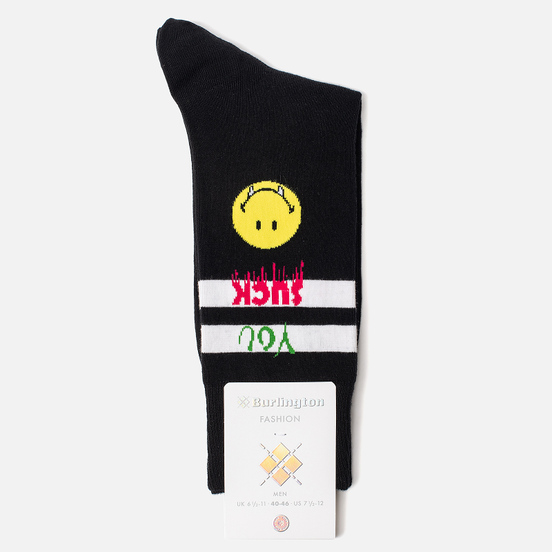 Носки Burlington Smiley Sucker Black