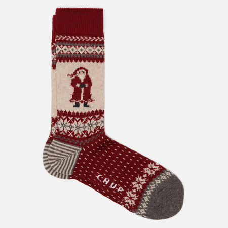 Носки CHUP by Glen Clyde Santa, цвет красный, размер 36-41 EU