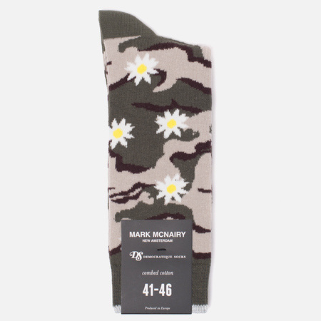Носки Democratique Socks Camo Daisy Army/Yellow