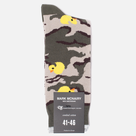 Носки Democratique Socks Camo Ducks Army/Yellow