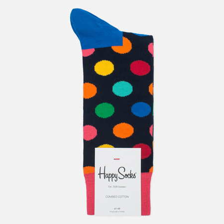 Носки Happy Socks Big Dot Blue/Green/Orange/Pink/Red/Yellow