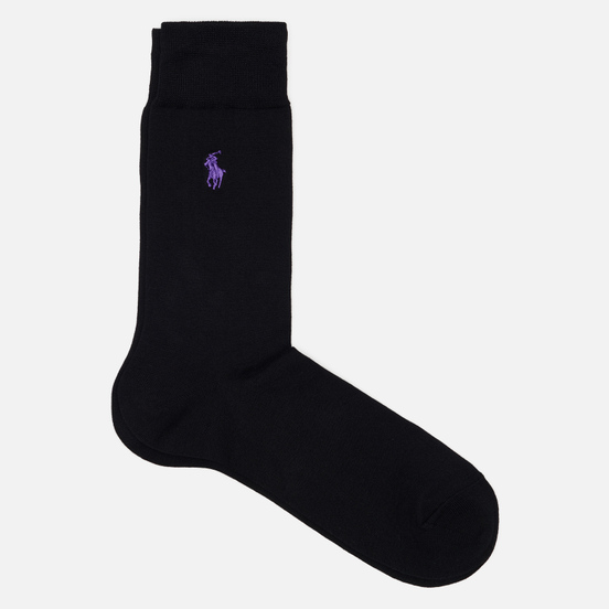 Носки Polo Ralph Lauren Mercerized Cotton Flat Knit Black