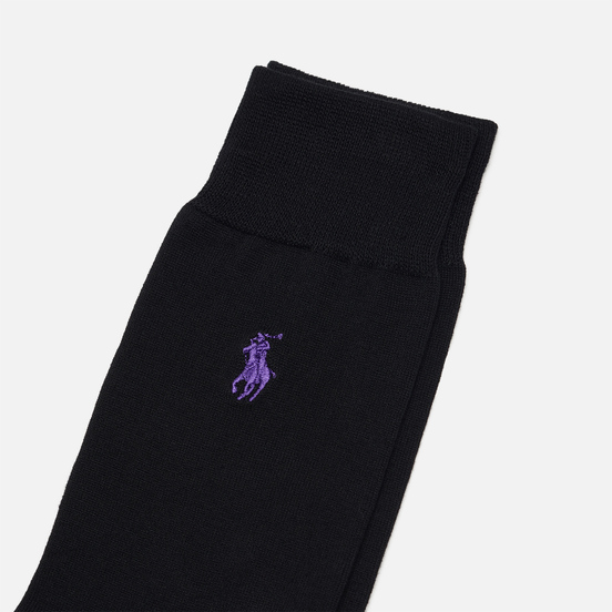 Носки Polo Ralph Lauren Mercerized Cotton Flat Knit Black