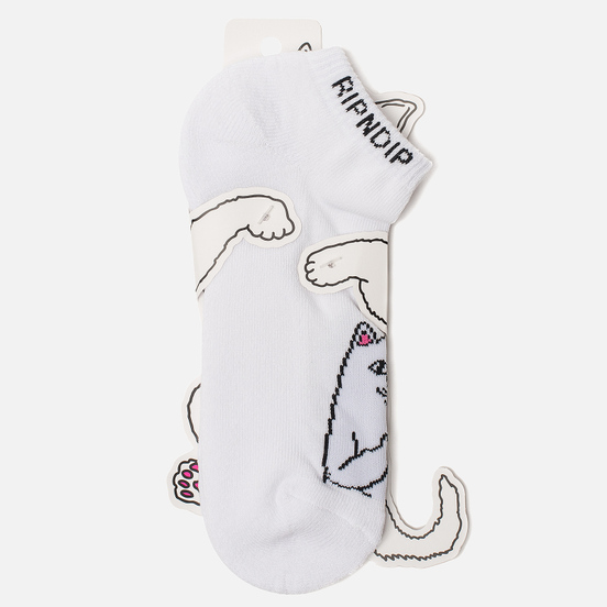 Носки RIPNDIP Lord Nermal Ankle White