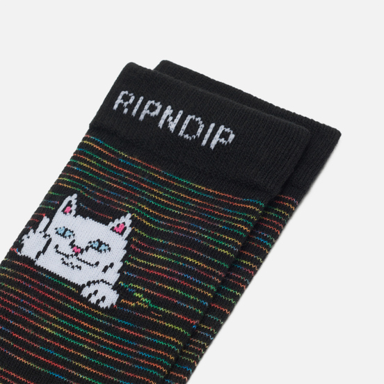 Носки RIPNDIP Peeking Nermal Black Space Dye