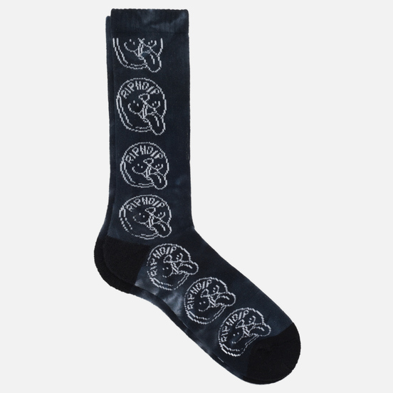 Носки RIPNDIP Pill Black Tie Dye