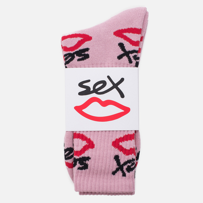Носки Sex skateboards Sex Logo Pink