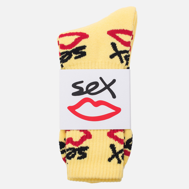 Носки Sex skateboards Sex Logo Yellow