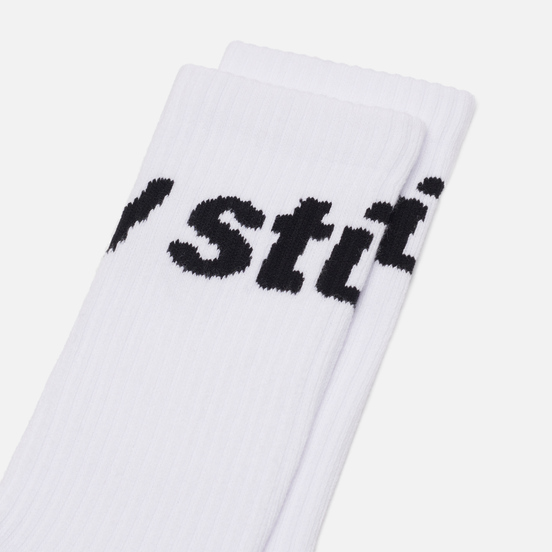 Носки Stussy Jacquard Logo White/Black