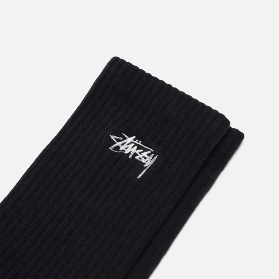 Носки Stussy Small Stock Crew Black