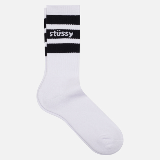 Носки Stussy Sport Crew White/Black