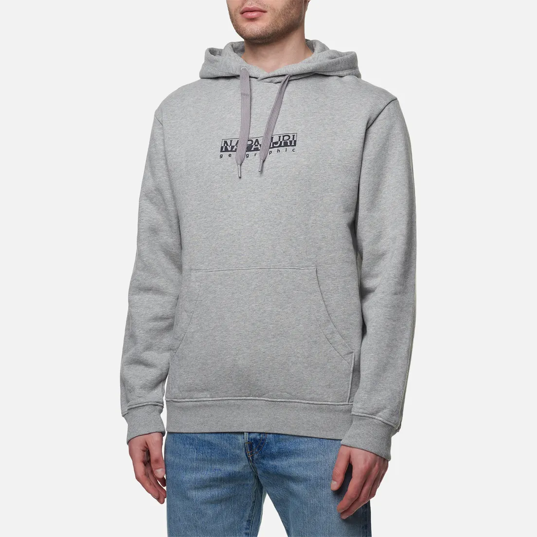 Napapijri Мужская толстовка Box Hoodie Loose Fit