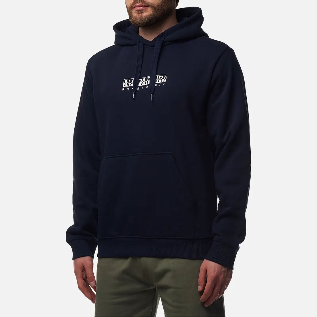 Napapijri Мужская толстовка Box Hoodie Loose Fit