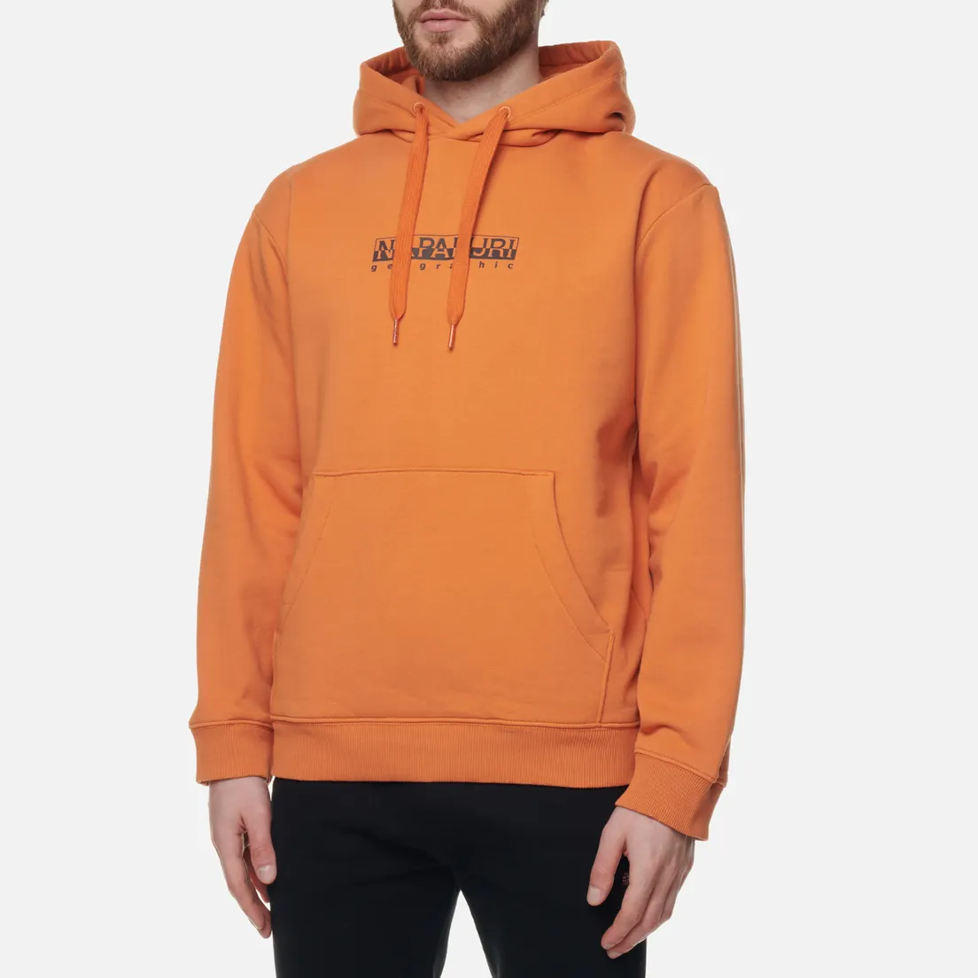 Napapijri Мужская толстовка Box Hoodie Loose Fit