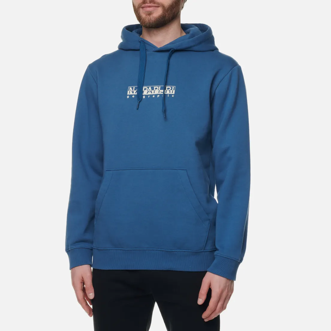 Napapijri Мужская толстовка Box Hoodie Loose Fit