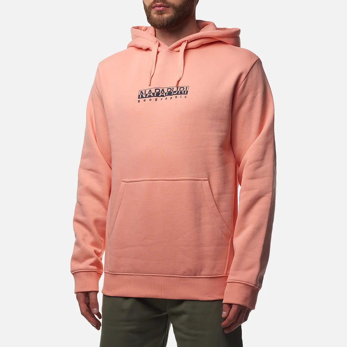 Napapijri Мужская толстовка Box Hoodie Loose Fit