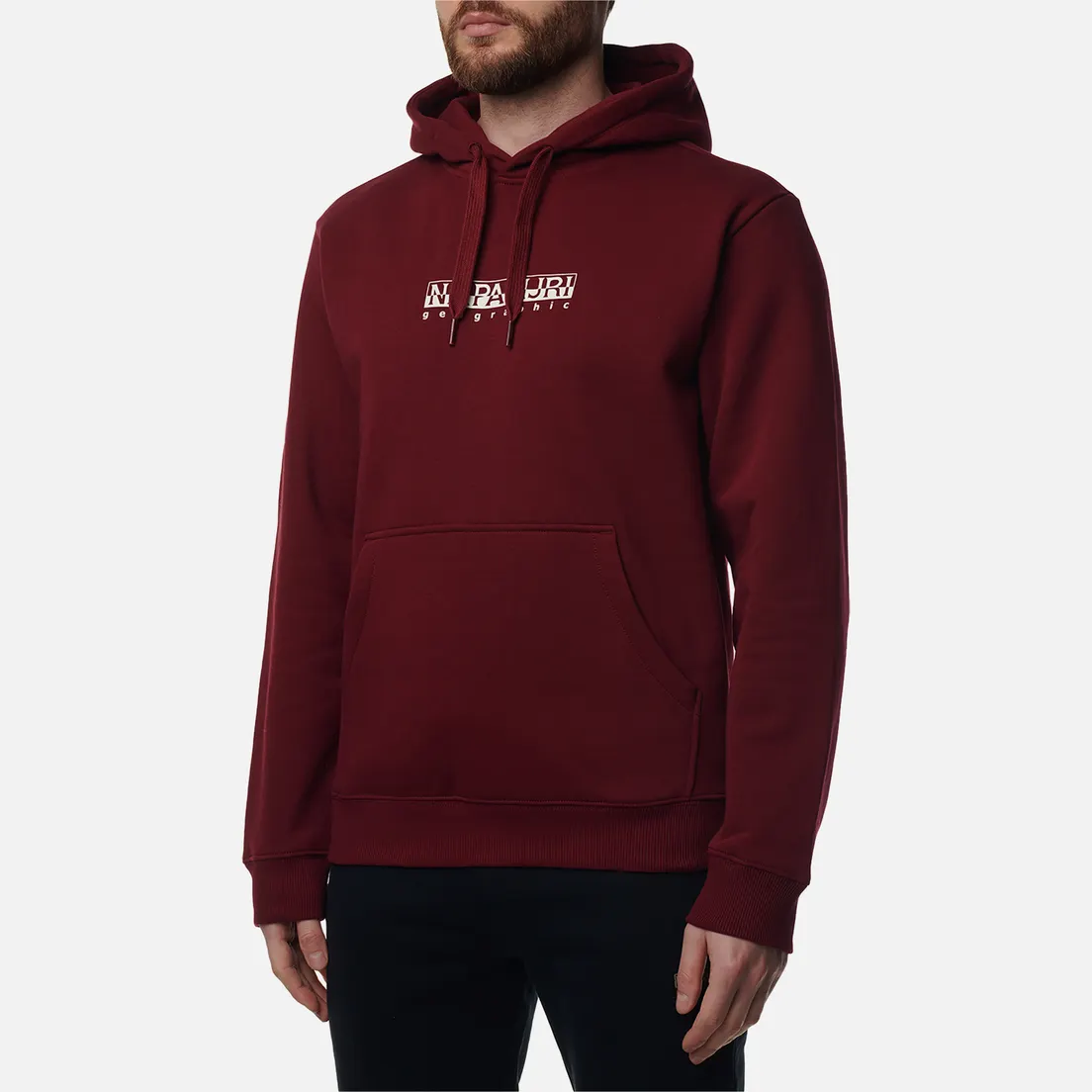 Napapijri Мужская толстовка Box Hoodie Loose Fit