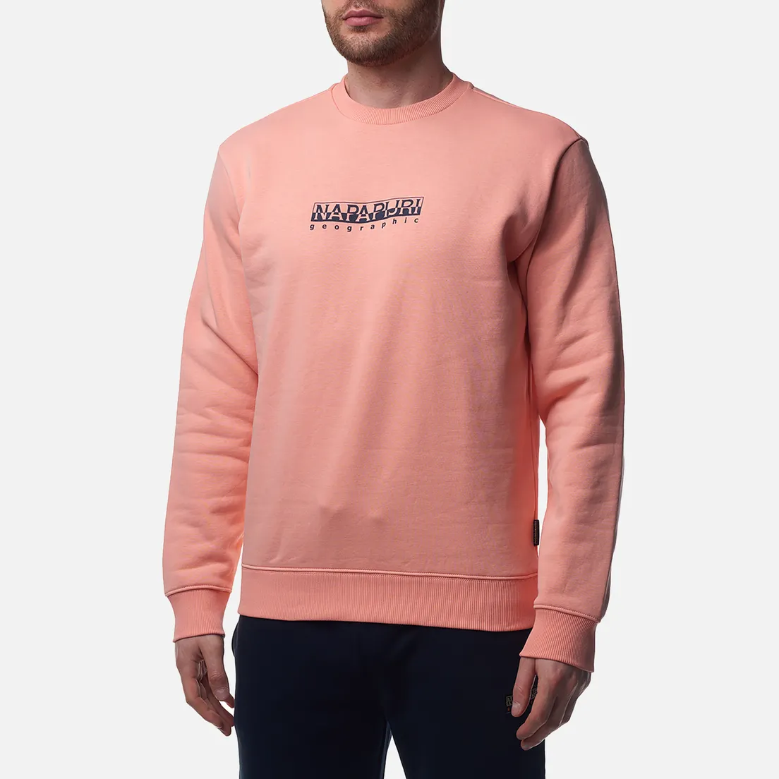 Napapijri Мужская толстовка Box Crew Neck Loose Fit