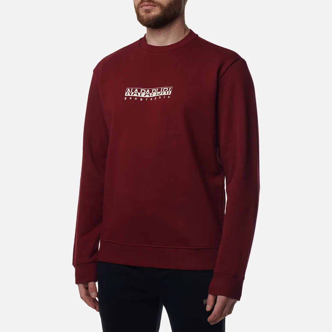 Napapijri Мужская толстовка Box Crew Neck Loose Fit