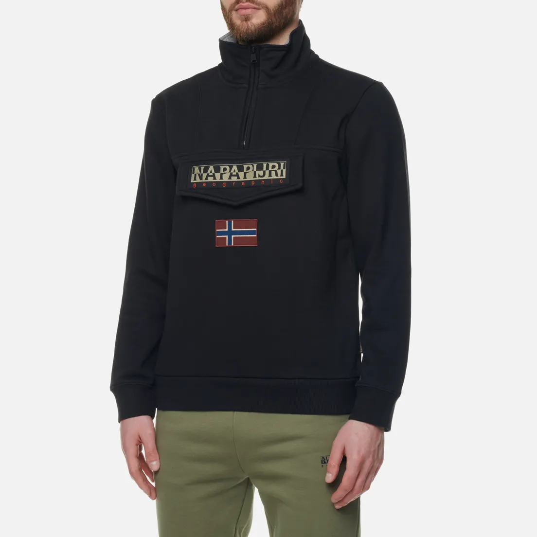 Napapijri Мужская толстовка Burgee Half Zip