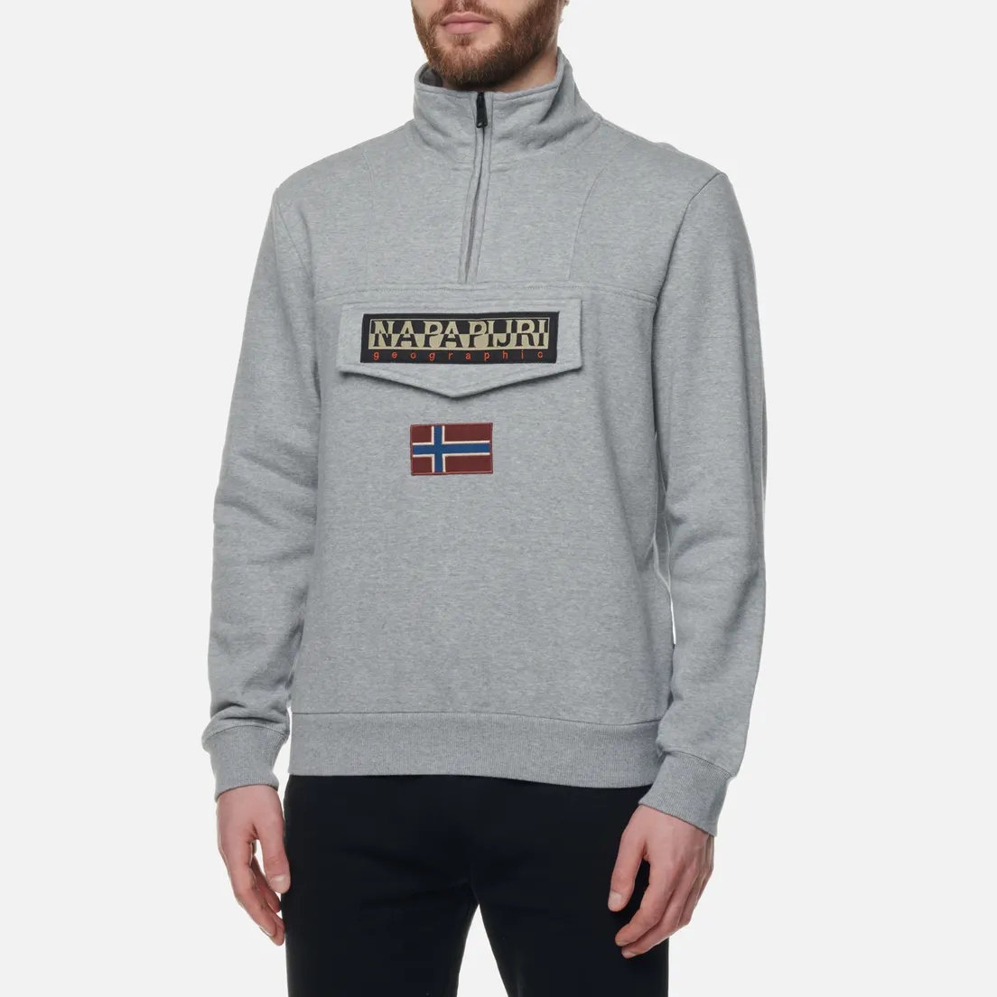 Napapijri Мужская толстовка Burgee Half Zip