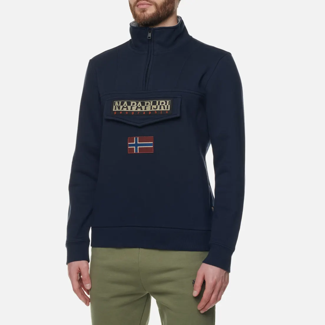 Napapijri Мужская толстовка Burgee Half Zip