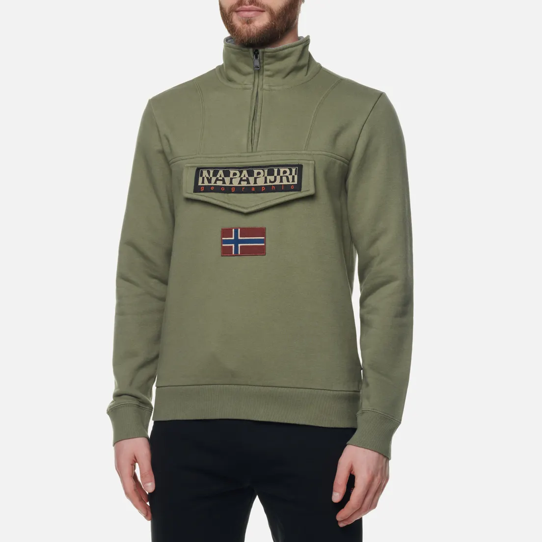 Napapijri Мужская толстовка Burgee Half Zip