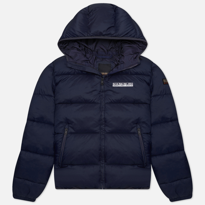 Мужской пуховик Napapijri A-Suomi Hooded 1, цвет синий