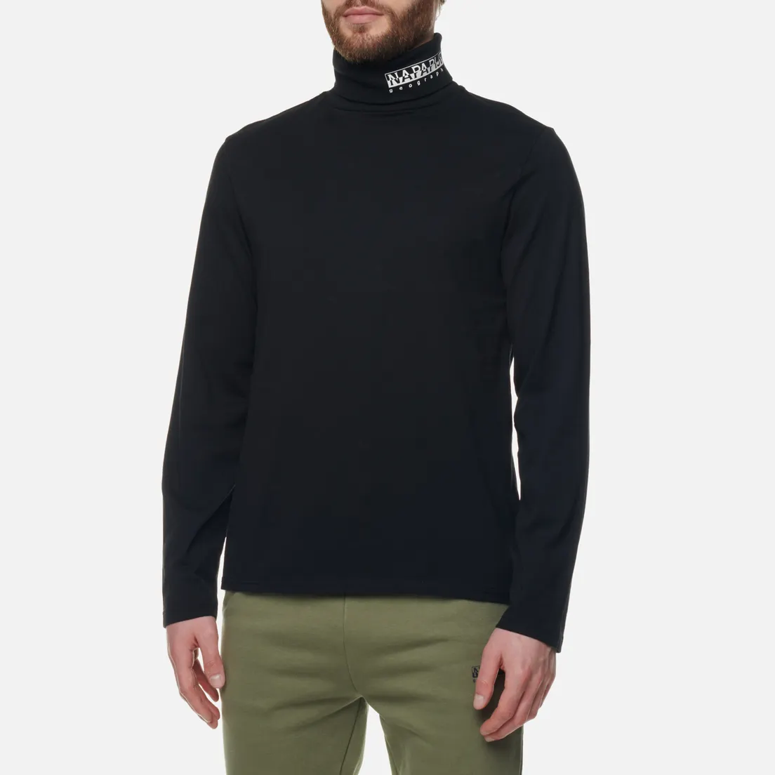 Napapijri Мужской лонгслив Box Turtle Neck