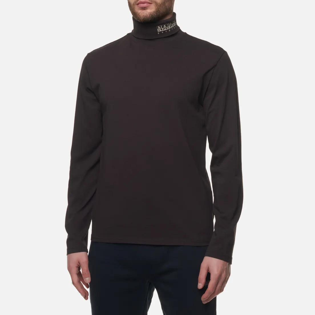 Napapijri Мужской лонгслив Box Turtle Neck