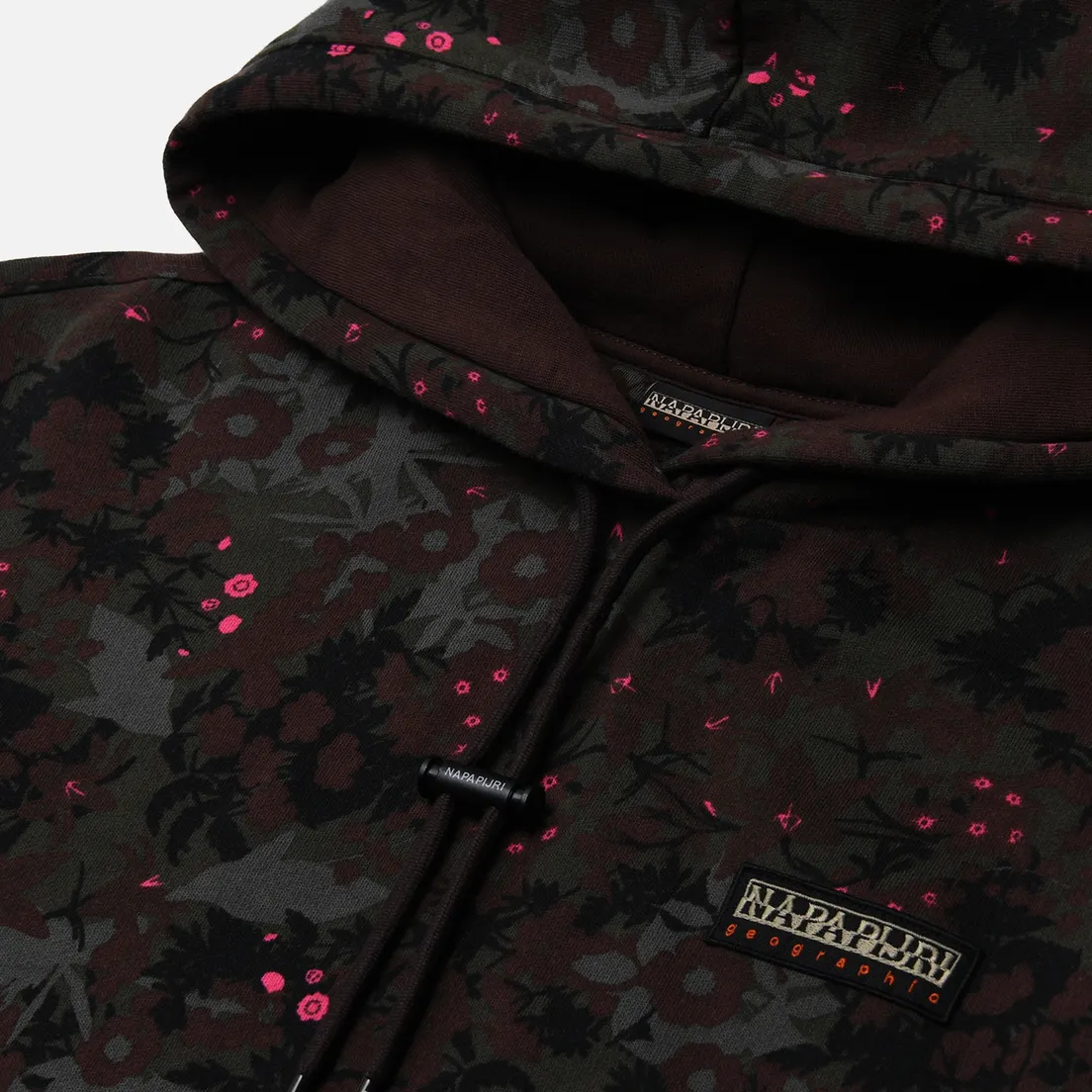 Napapijri Женская толстовка Earth Hoodie All Over Print