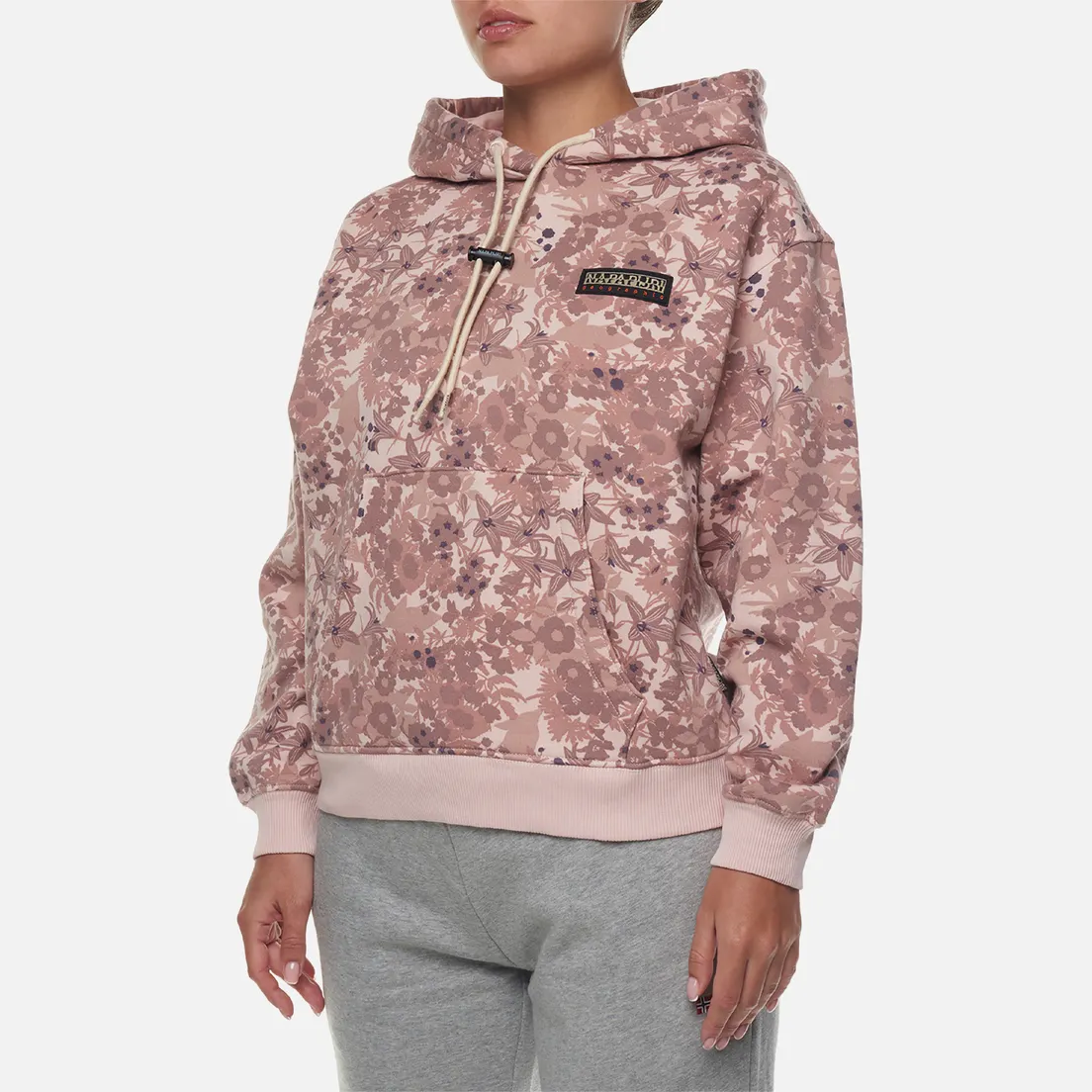 Napapijri Женская толстовка Earth Hoodie All Over Print
