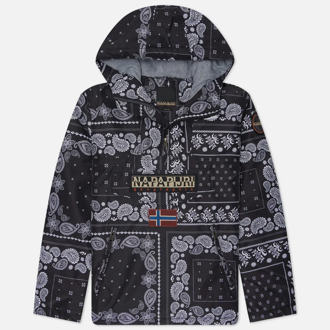 Napapijri Мужская куртка анорак Rainforest Pocket Print 2