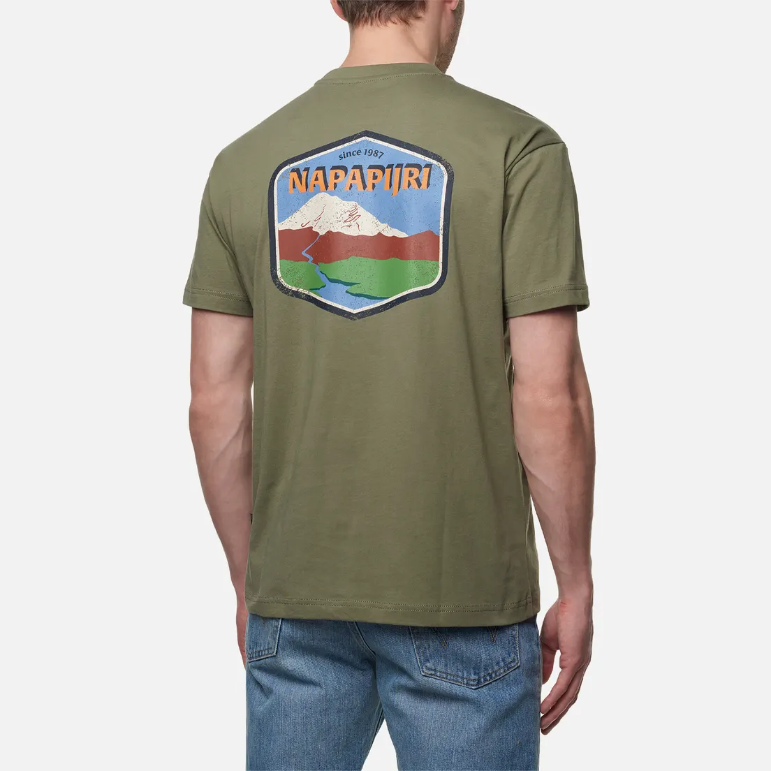 Napapijri Мужская футболка S-Bolivar