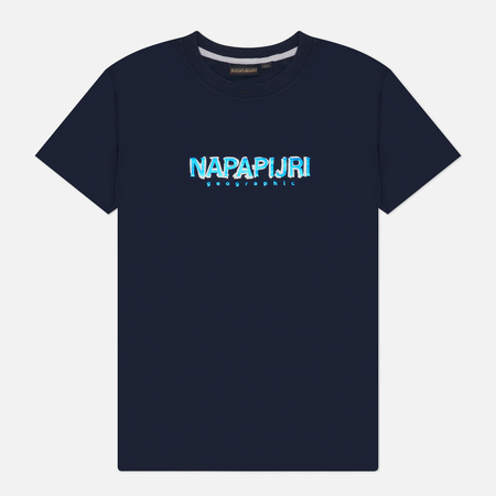 Женская футболка Napapijri Kreis, цвет синий, размер XS