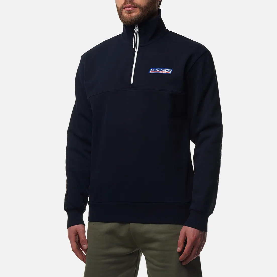 Napapijri Мужская толстовка Grober Half-Zip Loose Fit