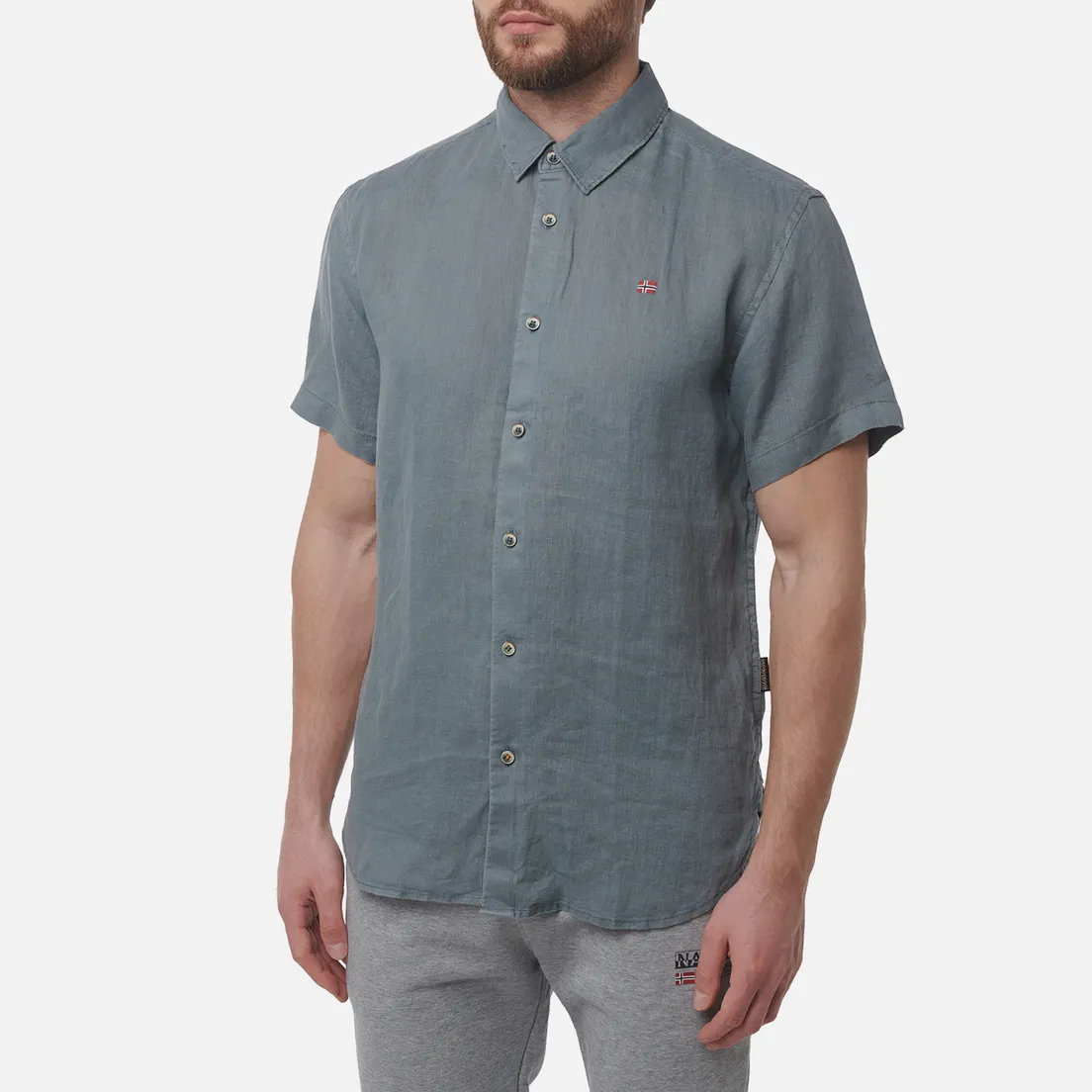 Napapijri Мужская рубашка Linen
