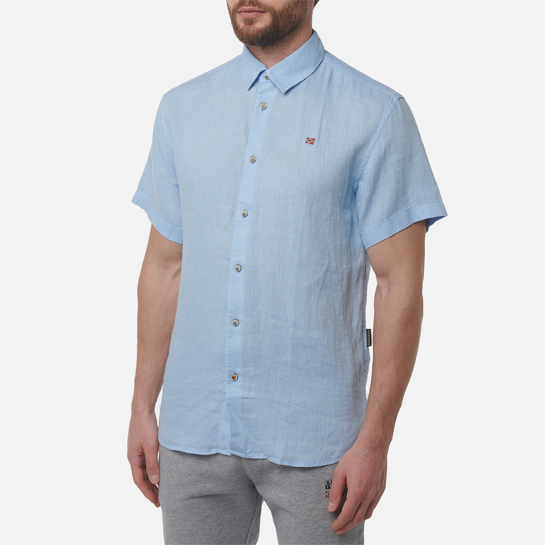 Napapijri Мужская рубашка Linen
