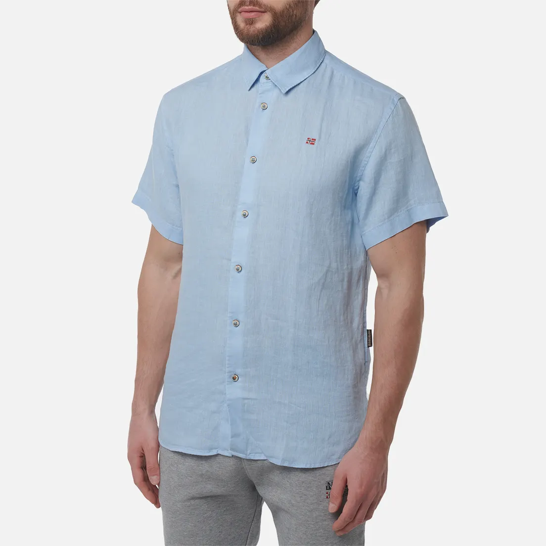 Napapijri Мужская рубашка Linen
