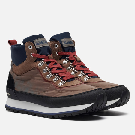  Мужские ботинки Napapijri Snowjog, цвет коричневый, размер 43 EU