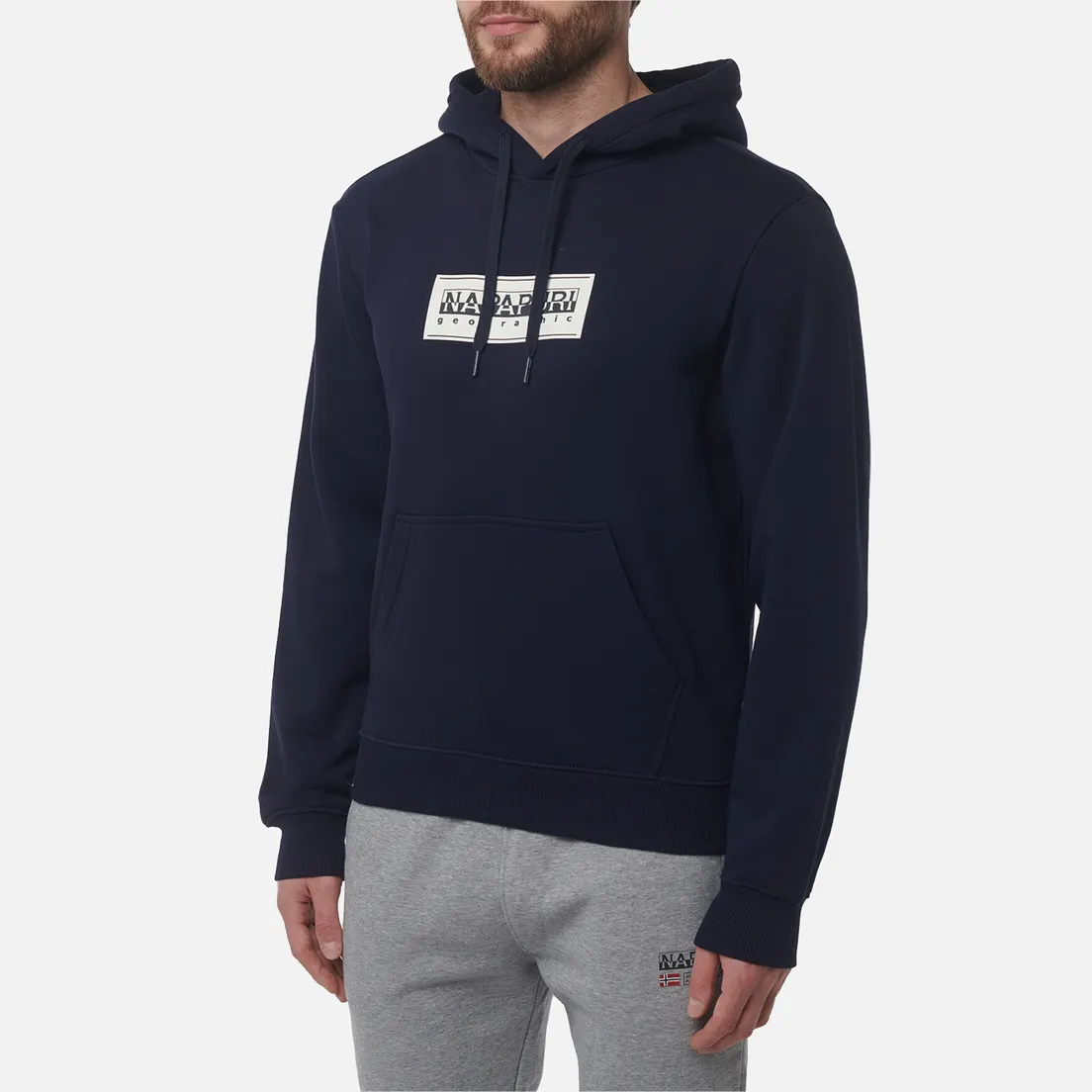 Napapijri Мужская толстовка Box Logo Hoodie