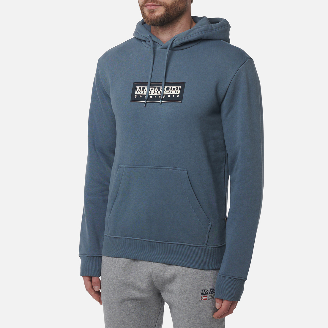 Napapijri Мужская толстовка Box Logo Hoodie