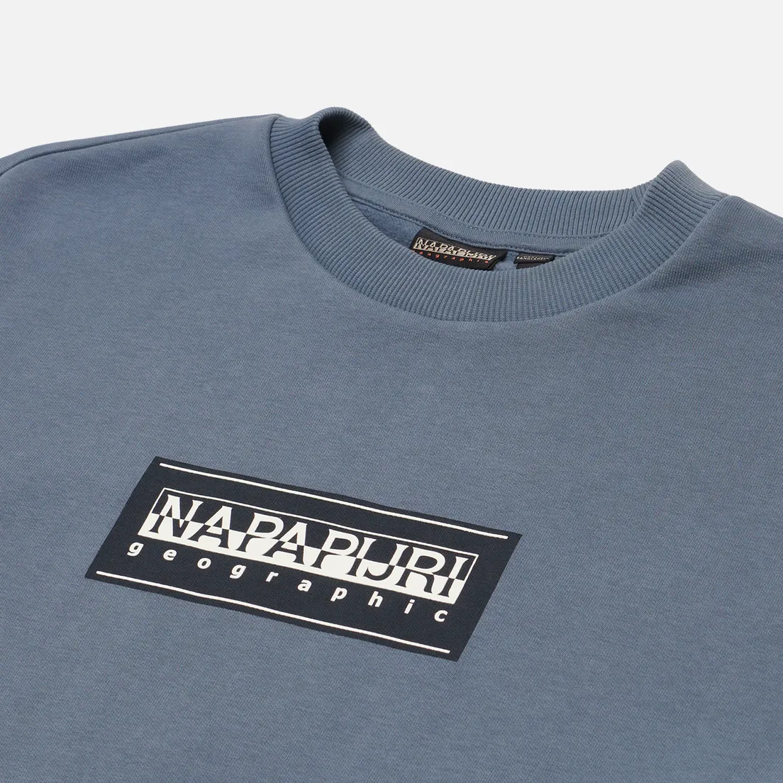 Napapijri Мужская толстовка Box Logo Crew Neck