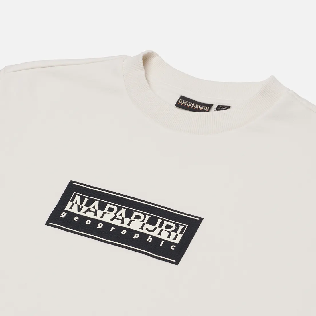 Napapijri Мужская толстовка Box Logo Crew Neck