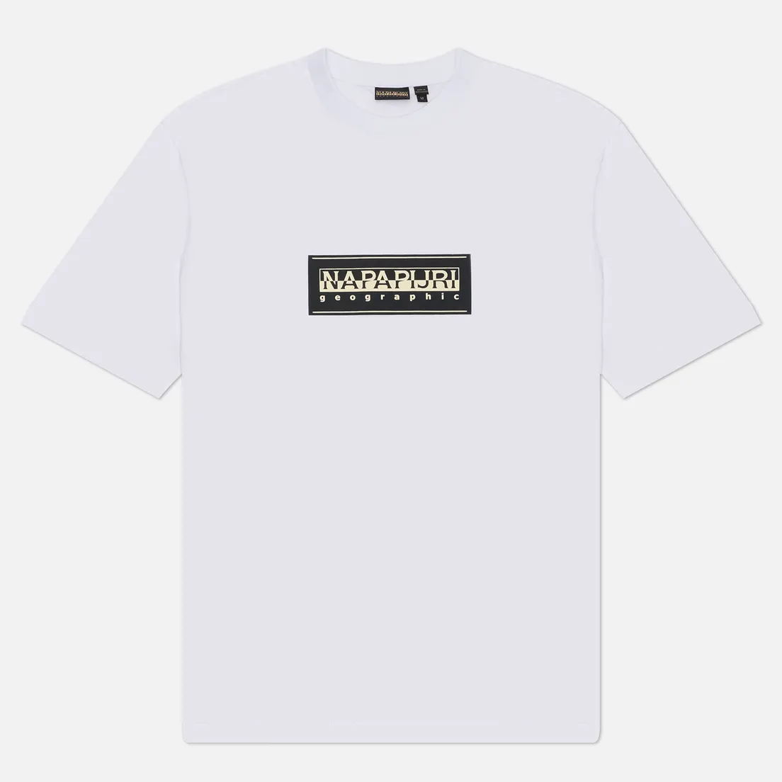 Napapijri Мужская футболка Box Logo Crew Neck