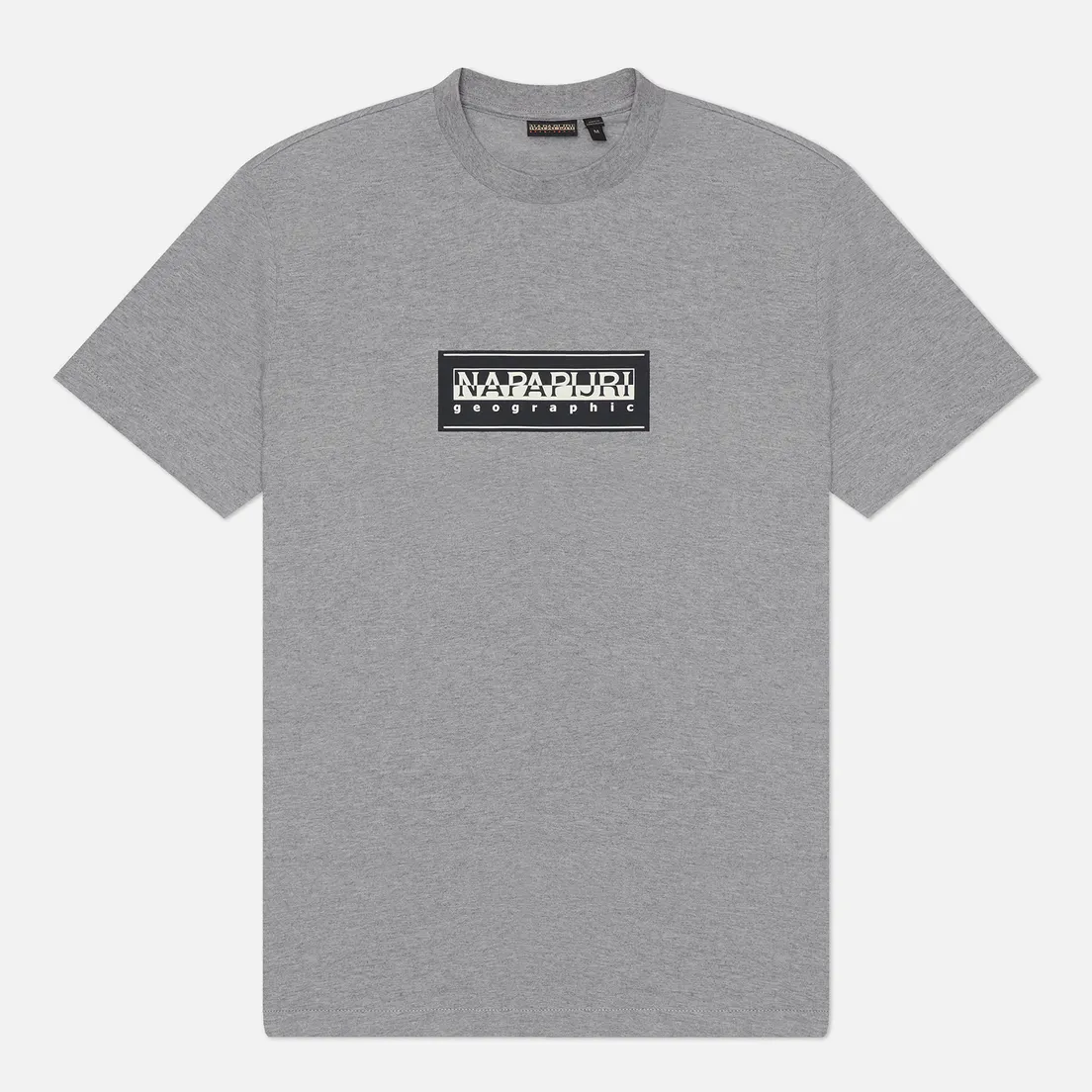 Napapijri Мужская футболка Box Logo Crew Neck