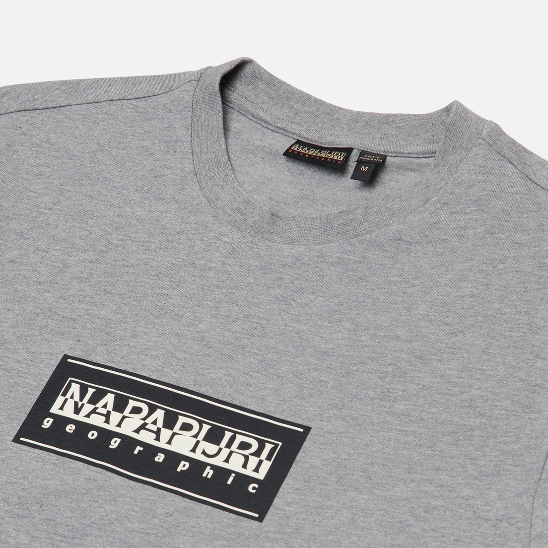 Napapijri Мужская футболка Box Logo Crew Neck
