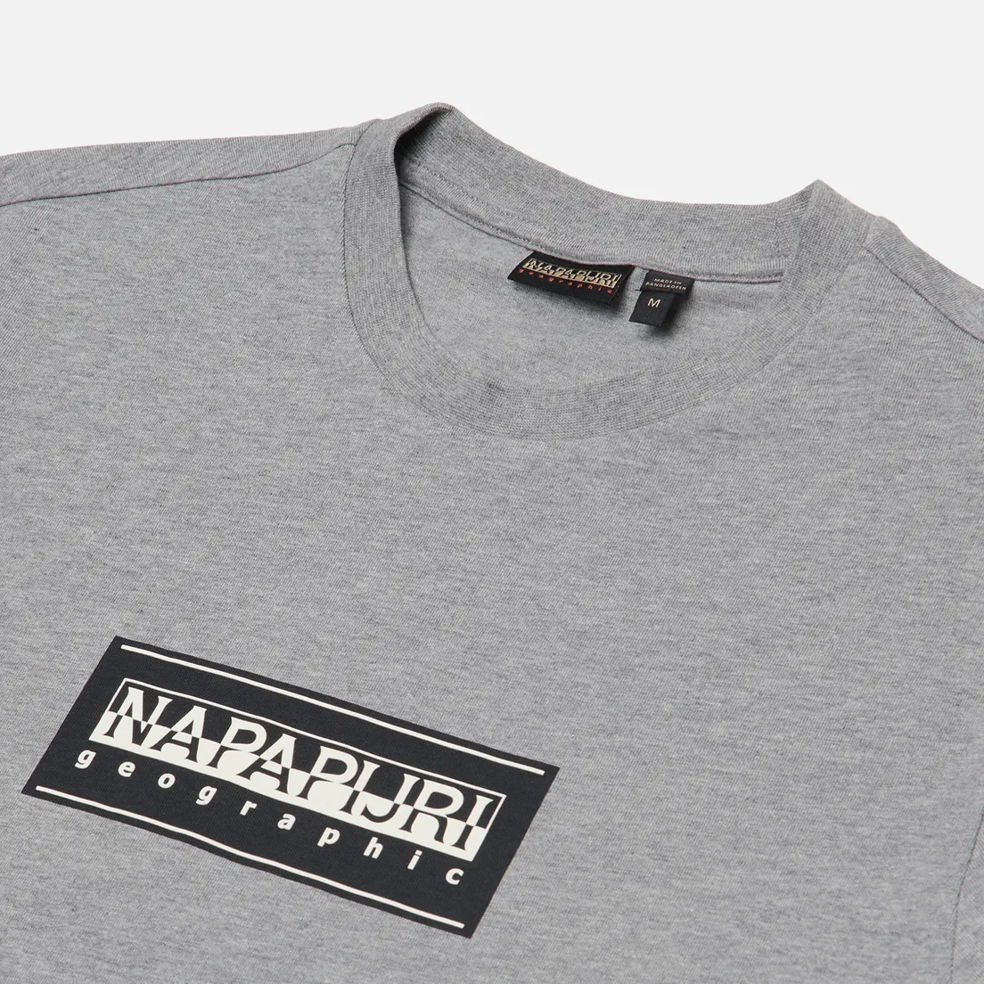 Napapijri Мужская футболка Box Logo Crew Neck